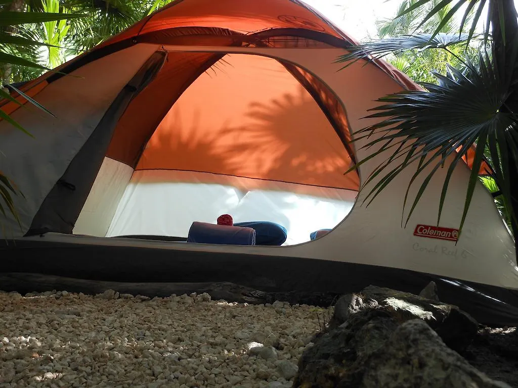 Campsite Turquesa Tulum Jungle Camping Hotel Mexico